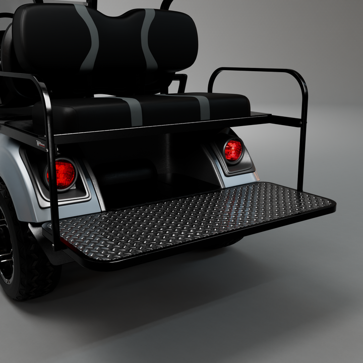 Black Powder-Coated Footboard